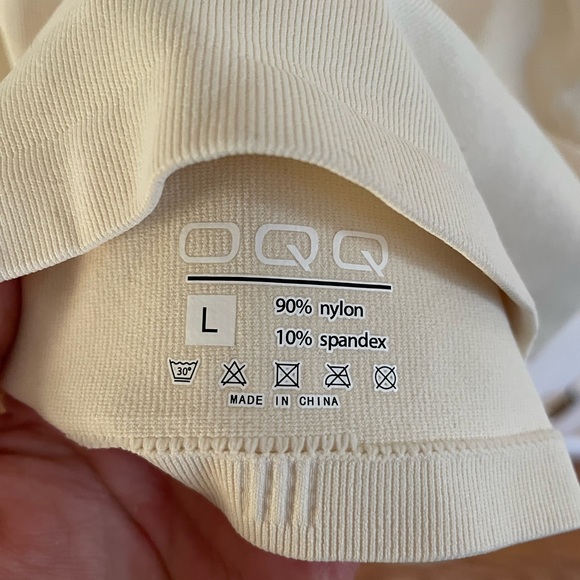 OQQ Two Square neck long sleeve women’s large - Picture 3 of 5